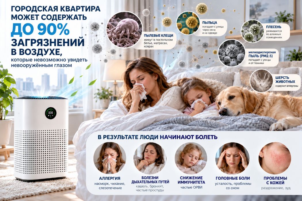Очищение воздуха в квартире