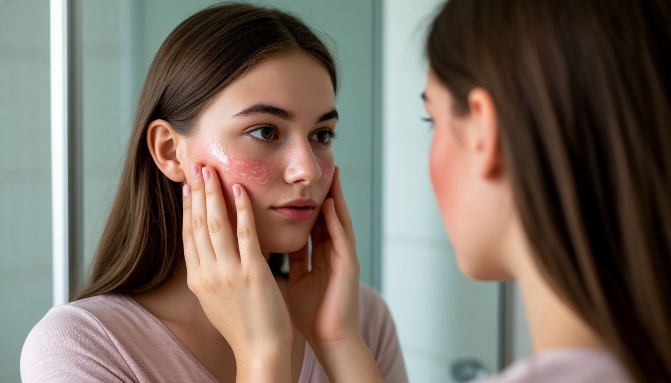 Тестирование кожи лица на аллергические реакции