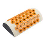 Тибетский аппликатор валик для шеи желтый