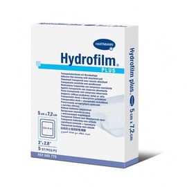 HYDROFILM plus пленочные повязки с впитывающей подушечкой 5x7,2 см