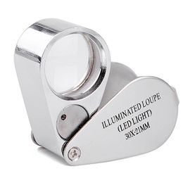 Лупа карманная с подсветкой Veber 21007