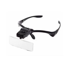 Лупа налобная 3.5x (очки) с подсветкой Kromatech MG9892B