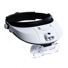 Лупа налобная с подсветкой (2 LED) Kromatech MG81001-G