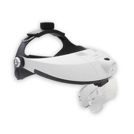 Лупа налобная с подсветкой (2 LED) Kromatech MG81001-H 1.0-6.0x
