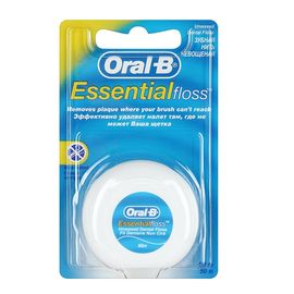 Невощеная зубная нить Oral B Essential Floss