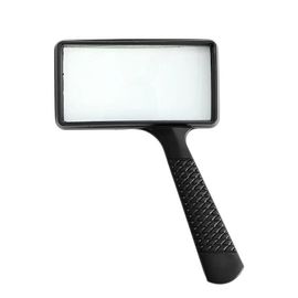 Прямоугольная лупа ручная для чтения Kromatech 3x черная