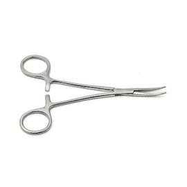 З-35 Зажим кровоостанавливающий типа "Москит" изогнутый по ребру, 153 мм