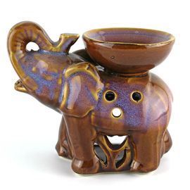 Керамическая аромалампа «Слон» 13 см