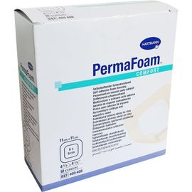 Самоклеящиеся губчатые повязки PERMAFOAM comfort 11x11 см