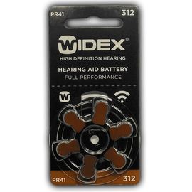 Батарейки Widex 312 для слуховых аппаратов
