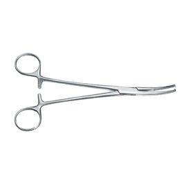 3-118 Зажим кровоостанавливающий, зубчатый, изогнутый 1х2 зубый (125 мм)