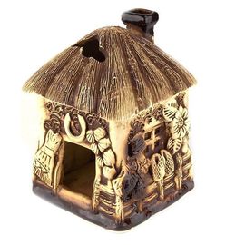 Аромалампа керамика Домик (шамот)