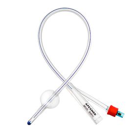 Силиконовый катетер Фолея Apexmed, двухходовой, Ch 16