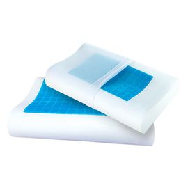 Подушка ортопедическая OrtoCorrect Termogel Classic XL Plus с эффектом памяти