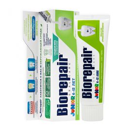 Детская зубная паста Biorepair Junior Mint (6-12 лет) с экстрактом мяты 75 мл