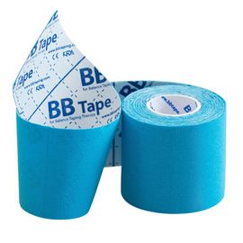 Кинезио тейп BBTape ICE MAX 5см х 5м голубой