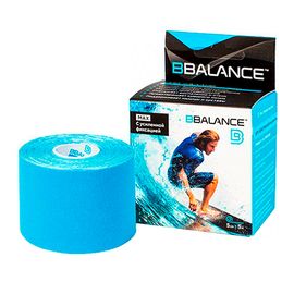 Кинезио тейп BBTape МАХ 5см х 5м голубой