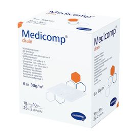 Medicomp drain стерильные (10 х 10 см), 6 слоев, арт. 4215355