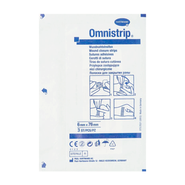 Полоски (пластырь) Omnistrip для закрытия ран 6х76 мм  (3 шт/уп)