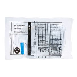 Мочеприемник Vogt Medical, 2 литра, Т-слив, с прикроватным креплением