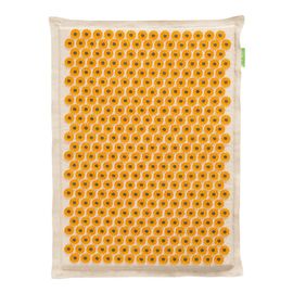 Тибетский аппликатор коврик большой желтый с эффектом памяти