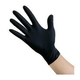 Нитриловые перчатки Aviora, неопудренные, черные, 50 пар