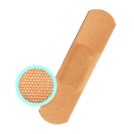 Лейкопластырь бактерицидный Optimelle 7,2 см х 1,9 см, на тканевой основе, телесного цвета