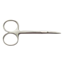 Н-34 Ножницы для роговицы тупоконечные вертикально-изогнутые 110 мм
