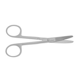Н-71 Ножницы медицинские вертикально изогнутые тупоконечные 140 мм