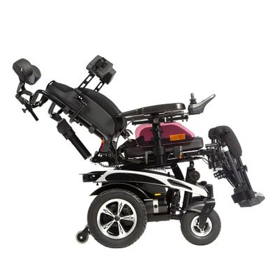 Инвалидная коляска с электроприводом Ortonica Pulse 390 вид сбоку