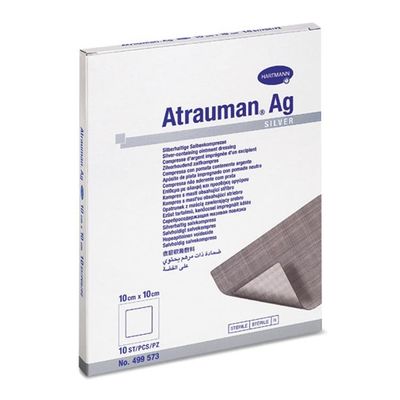ATRAUMAN AG повязки с серебром (стерильные) (10x10 см) 3 шт/10 шт
