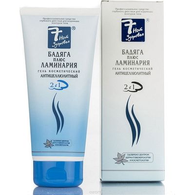 Гель с бадягой, 7 нот здоровья