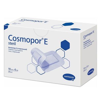 COSMOPOR E steril самоклеящиеся послеоперационные повязки (10х6 см)