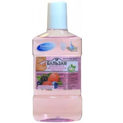 Бальзам-ополаскиватель Donfeel «Для чувствительных зубов и десен» 250 мл