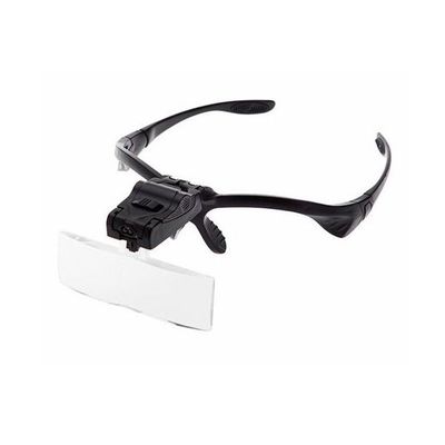 Лупа налобная 3.5x (очки) с подсветкой Kromatech MG9892B
