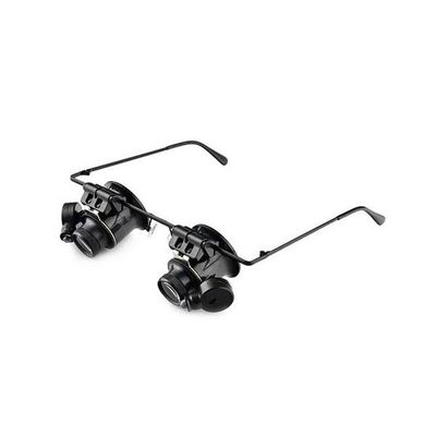 Лупа налобная Kromatech MG9892A-II бинокулярная 20x с подсветкой