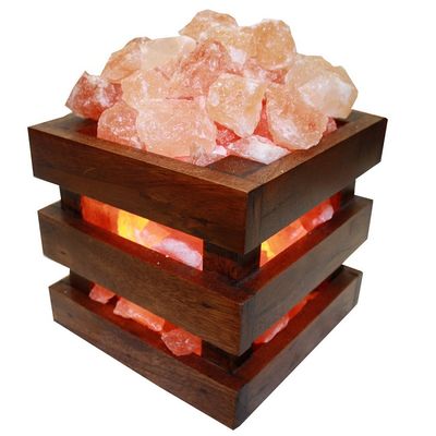 Гималайская солевая лампа Wonder Life Wood 4 кг