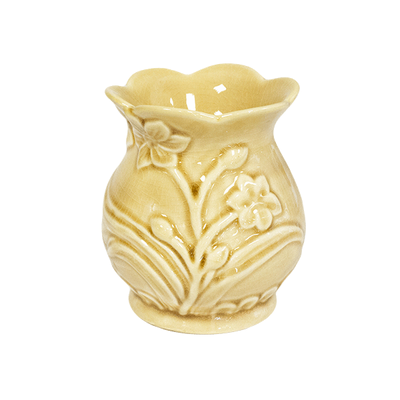 Аромалампа керамика Цветок крэк-эффект