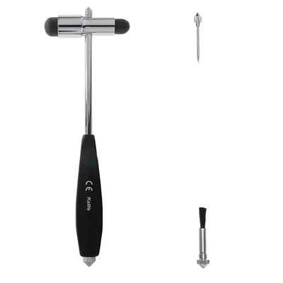 Неврологический молоточек KaWe Buck пластмассовый с иглой и кисточкой