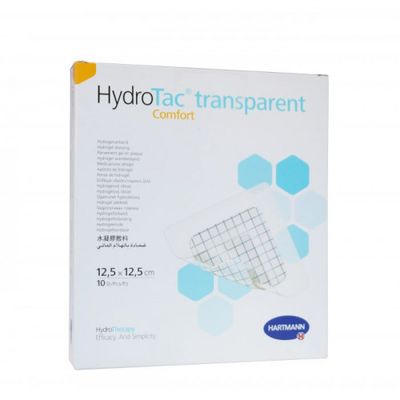 HydroTac Transparent comfort 12.5х12.5см гидрогелевая повязка 10 штук (685921)