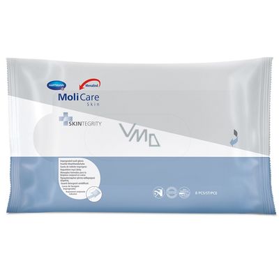 Влажные моющие рукавички MoliCare Skin, 8 шт