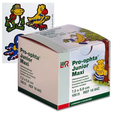 Пластырь для глаз (окклюдер) Про-Офта 7х5,9см Max (100 шт.)