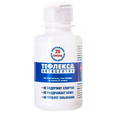 Кожный антисептик ТефлексА 100 мл, флип-топ