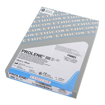 Полипропиленовая сетка для герниопластики Eticon Prolen упаковка