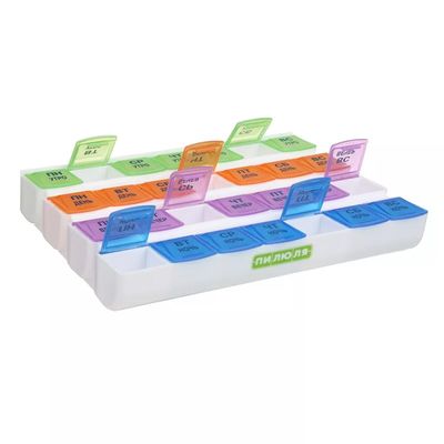 Таблетница на 7 дней Пилюля Домашняя