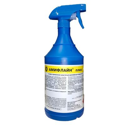 Дезинфицирующее средство Амифлайн Плюс спрей, 1 литр