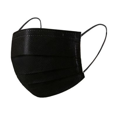 Гигиеническая маска одноразовая черная, 4 слоя