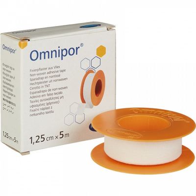 Фиксирующий пластырь Omnipor 1,25см х 5м (арт. 900550/3)