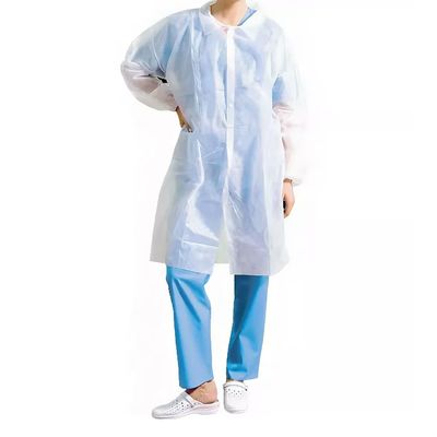 Процедурный халат на кнопках (рукава на резинках) 110 см