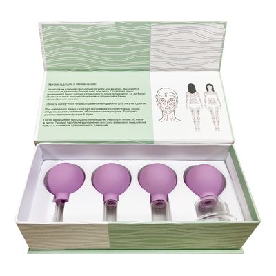 Косметические вакуумные банки Dr.Wagner Meduza, 4 шт в упаковке